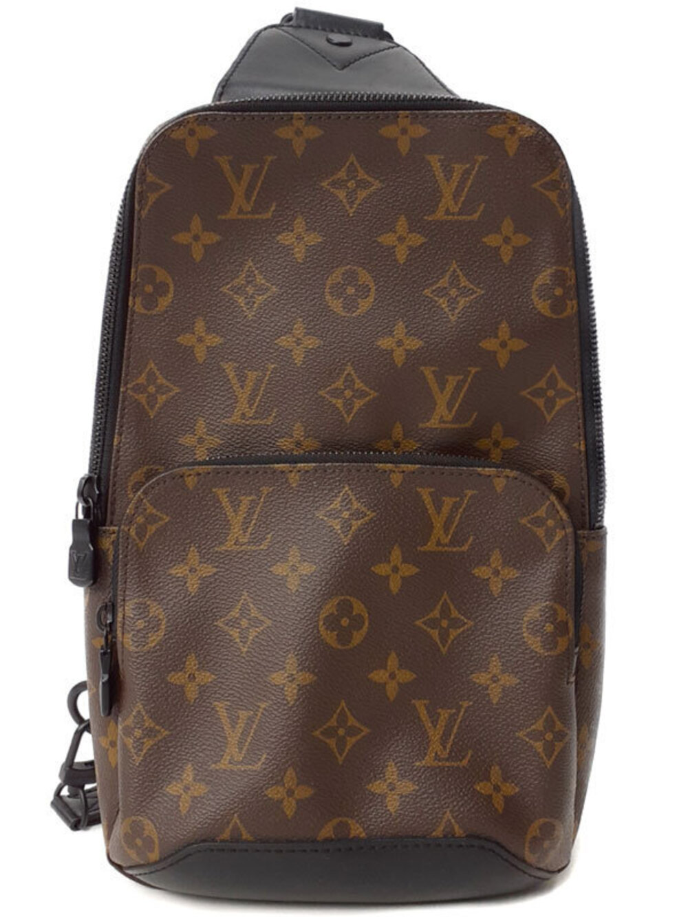 Louis Vuitton Monogram Macassar Brown Avenue Sling Bag Body